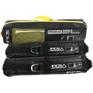 FCS Premium Single Soft Racks D-Ring Long/ Short Surf Board No Racks Needed Used